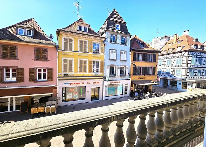 Magnifique T2-chez Francois Et Kamila - Centre Historique- Parking Prive 50m De L'appartement- Balcon Avec Vue * 科尔马